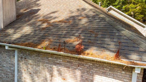 Gutter Pine Needle Removal in Westlake