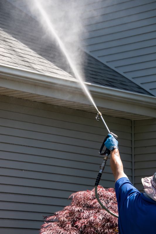 Garage Gutter Cleaning